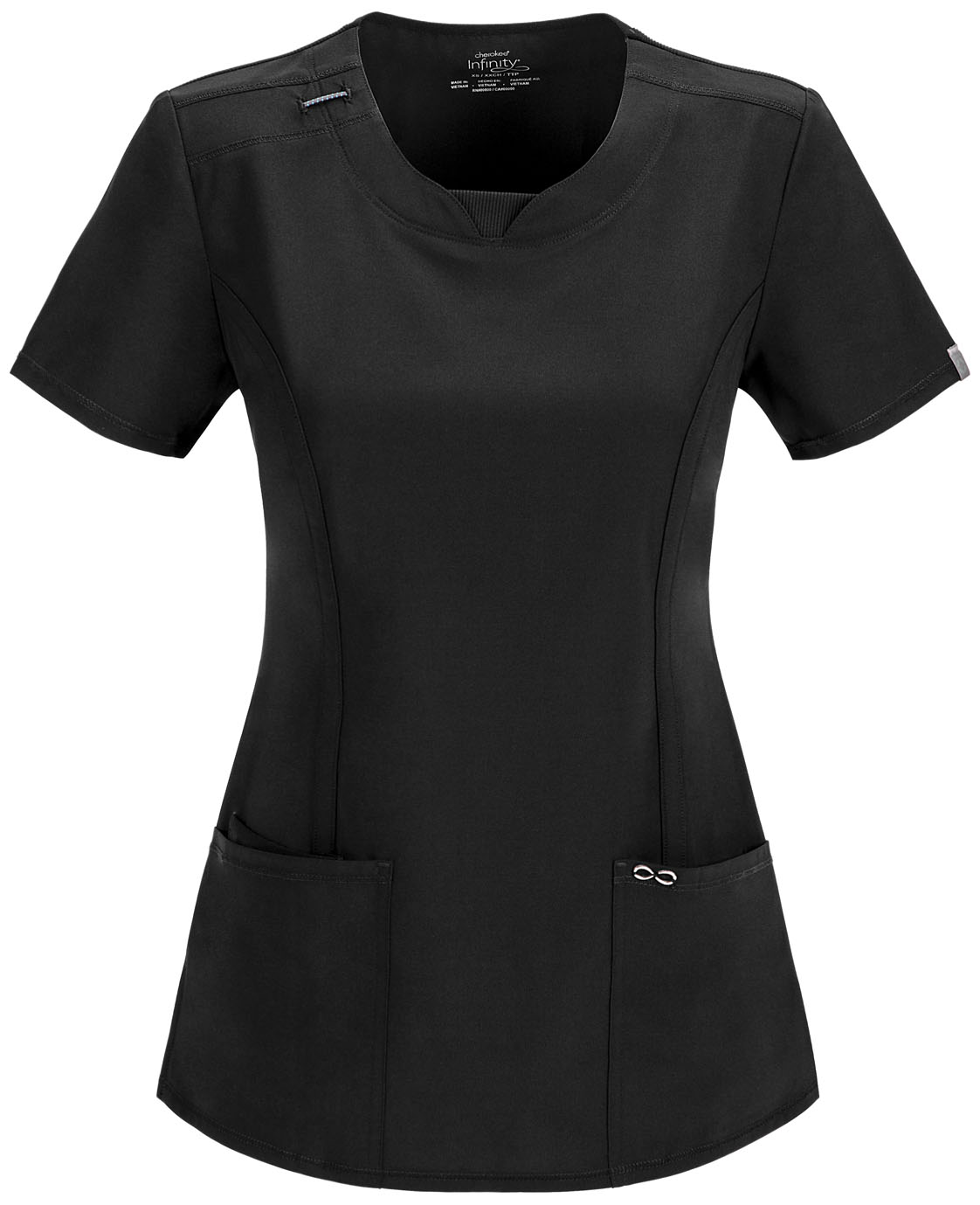 ROUND NECK TOP BLACK 2XL