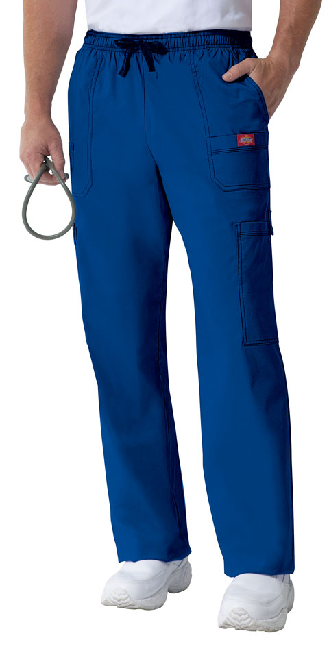 MENS DRAWSTRING CARGO PANT ROYAL MED