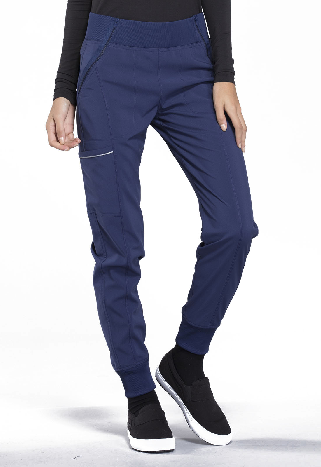 MID RISE TAPERED LEG JOGGER PANT NAVY 3XL