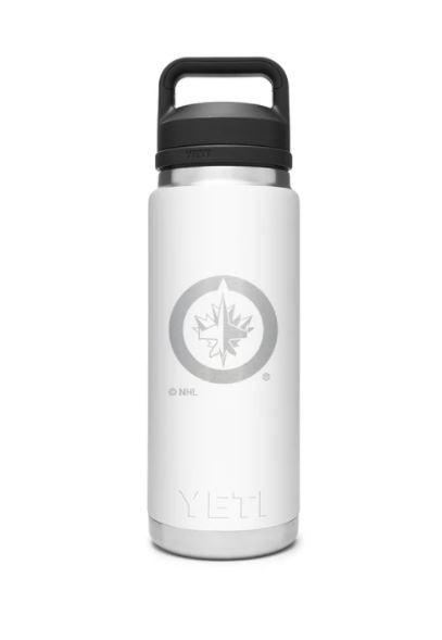 YETI RAMBLER 26OZ NHL JETS WHITE