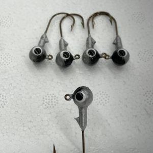 JIG HEAD 1/8 SILVER BLK