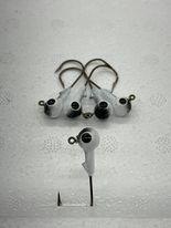 JIGHEAD 1/8 WHITE BLACK