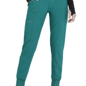 MID RISE TAPERED LEG JOGGER PANT HUNTER GREEN LARGE