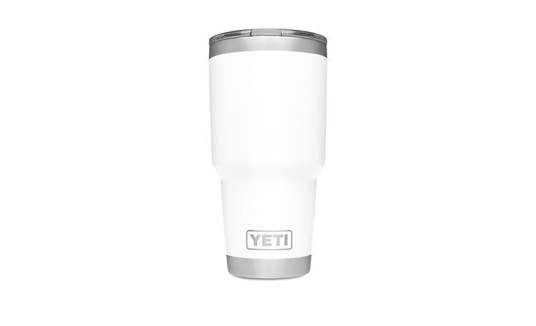 YETI RAMBLER 30OZ WHITE W/MS