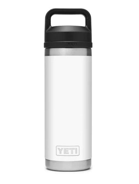 YETI RAMBLER 18 OZ BOTTLE WHITE W/CHUG CAP