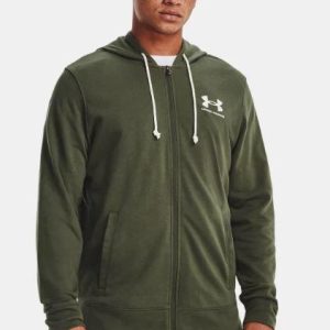UA RIVAL TERRY LC FZ GREEN