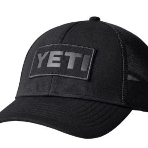 YETI BLK PATCH TRUCKER HAT