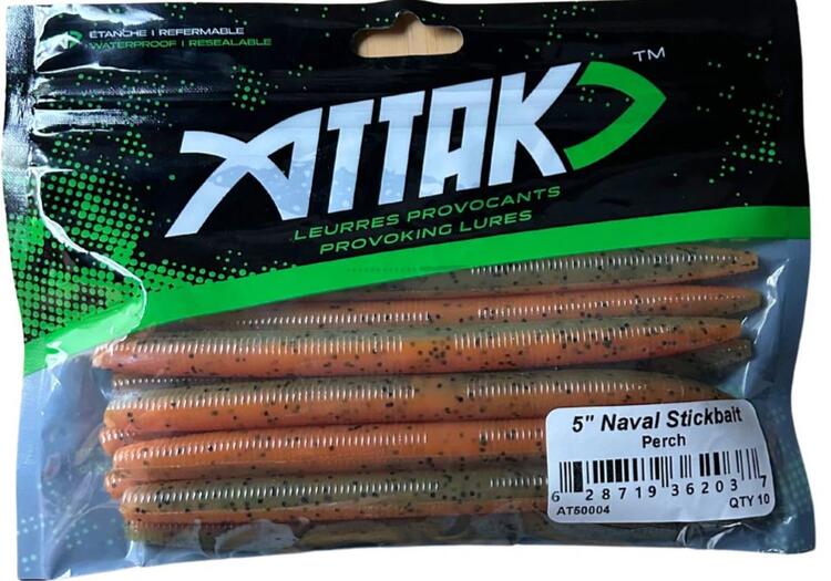 ATTAK 5" NAVAL STICKBAIT 10PK
