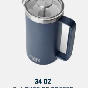 YETI INTL RAMBLER 34OZ/ 1L FRENCH PRESS