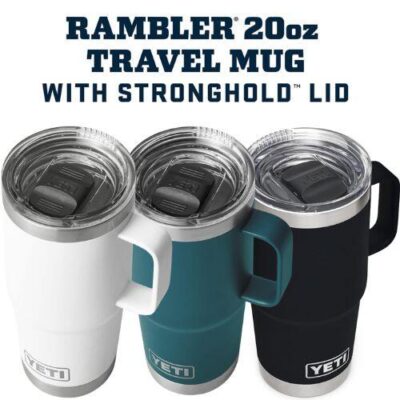 YETI RAMBLER 20OZ TRAVEL MUG