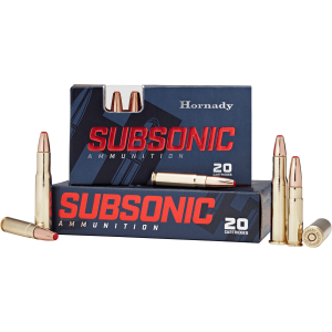 HORNADY SUBSONIC 80809 RIFLE AMMO 30-30 WIN, 175GR