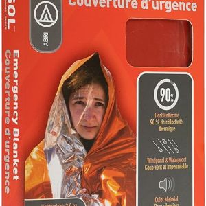 SOL 0140-1222 SOL EMERGENCY BLANKET 90% HEAT REFLECTIVE