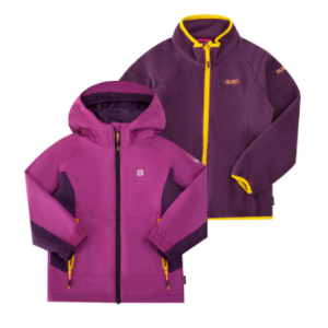 GUSTI 3 IN 1 TREK GIRLS JACKET MAGENTA