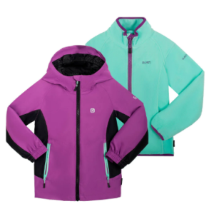 GUSTI 3 IN 1 TREK GIRLS JACKET ORCHID