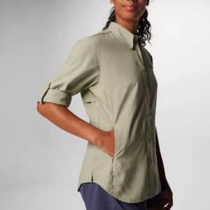 COLUMBIA WOMENS TAMIAMI II LS SHIRT - SPRAY