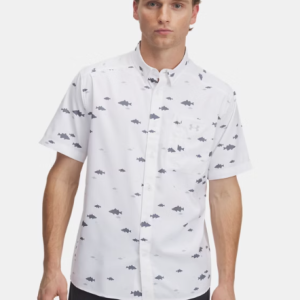 UA DOCKSIDE SS NOVELTY WHITE FISH