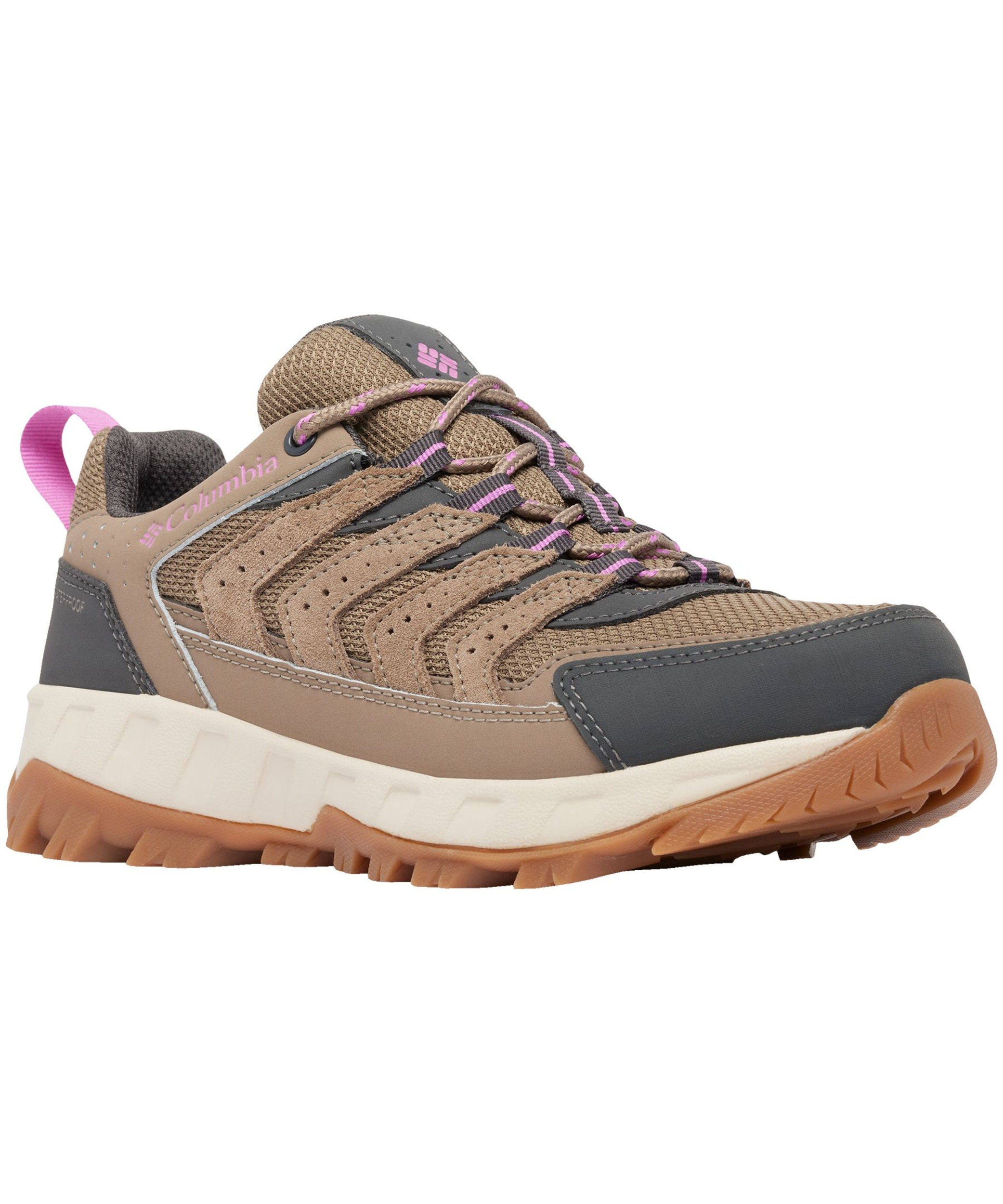 COLUMBIA STRATA TRAIL LOW WP WET SAND, BERRY