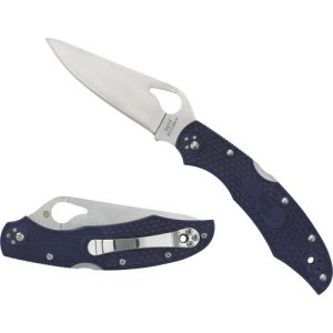 SPYDERCO BYRD CARA CARA BLUE LIGHT WEIGHT PLAINEDGE