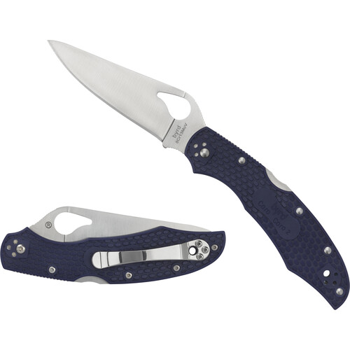 SPYDERCO BYRD CARA CARA BLUE LIGHT WEIGHT PLAINEDGE