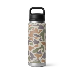 YETI RAMBLER 26OZ BOTTLE CHUG CAP TAN CAMO